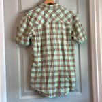 Rock 47 by Wrangler Women's L Metallic Plaid Cowgirl Western Rodeo Snap Shirt Green Size undefined Photo 3