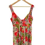 Badgley Mischka  Floral‎ Chiffon Maxi Dress Evening Gown Wedding Guest Flowy 12 Photo 1