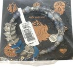 ALEX AND ANI new ꥟ Deity Wrap Glass Bead Bangle Bracelet ꥟ River ꥟ Deep Blues ꥟ Photo 6