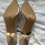 ZARA  Women's Glittering Cream Heels Photo 1
