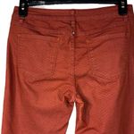prAna SZ 6/28 Jeans Stretch Mid-Rise Pockets Straight Leg Geometric Rust Red Photo 4