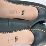 Coach  Elegant green  Heels with Gold Accents Photo 6
