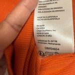 We The Free Lucy Layering Top Orange 3/4 Sleeves Slightly Cropped Boatneck XS Photo 8