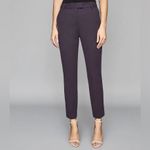 Reiss  Joanne Slim Leg Tailored Dress Pants in Plum 2 Photo 1