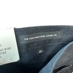 Aritzia Denim Forum The Joni High Rise Loose Jeans Baggy Denim Black Size 25 29L Photo 12