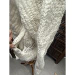 Anthropologie  Pilcro Textured Full Zip , White Cardigan Sweater, Size Small Photo 2