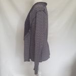 Market & Spruce Stripe Polka Dot Cardigan Womens Sz M Preppy Nautical Layering Photo 4