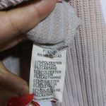 FRNCH  Women's Tan Knit Ribbed Long Sleeve Stretch Top Size M Photo 4