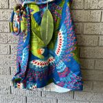 Farm Rio NWT  Blue Macaw Mini Wrap Dress Size XS Photo 6