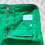 Judy Blue High Rise Green Garment Dyed Tummy Control Denim Shorts Medium Photo 4