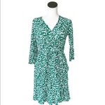 H&M NWT MAMA X  Jersey Floral Wrap Style Dress  Green Medium Photo 3