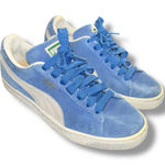 Puma Suede Classic + Core Royal Blue/White Sneakers size 7.5 Photo 0