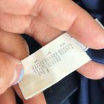 La Perla  Navy Silk Blend Blue Lace Sleeveless Shift Slip Mini Dress 42/Medium Photo 4