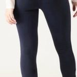Athleta  Navy Delancey Skyline Tights Leggings Zipper Ankle Back Pockets Size S Photo 1