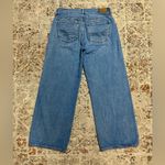 American Eagle low rise baggy wide leg skater jeans size 4 short Photo 11
