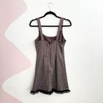 Forever 21 Red Plaid Lace Dress Coquette Soft Girl Romantic Holiday Christmas Small Photo 1