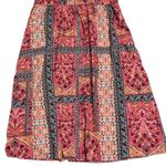 Old Navy Old‎ Navy Boho Midi Dress Sleeveless Pink Orange Floral Print Casual Sundress XL Photo 10