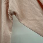 Athleta Evergreen Hoodie Sweater Long Sleeve V Neck in Ballerina Gown Sz L Photo 9