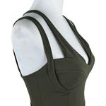 ASOS NWT  Olive Green Bodycon Strappy Dress  Size 2 Photo 10