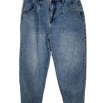 Pistola Sz 28 Maddy Balloon Wide Leg Pleated Jeans in Culver Blue Photo 2