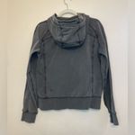 Lululemon Women’s Loop Zip Up Hoodie Acid Rubber Dye Black Size L Photo 3