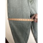 Miou Muse Womens OAKLYNN BARREL JEANS OLIVE Wide Leg Pants Medium Green Photo 4