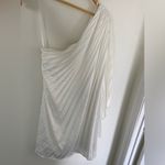 Hutch Anthropologie  Kali Mini Dress size M one shoulder pleated mini dress Photo 5