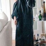 Revolve Shona Joy Esmeralda Metallic Glitter Off the Shoulder Balloon Sleeve Maxi Dress Photo 0
