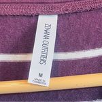 Zenana Outfitters Purple Striped Women's Sweater Photo 1