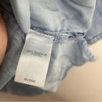 J. Jill Denim Blue Chambray Ruffle Sleeve Blouse 100% Tencel Lyocell Photo 7