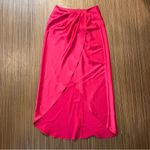 Revolve NWOT  hot pink tulip hem midi skirt Photo 4