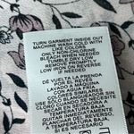 WALLFLOWER Floral Sheer Kimono Blouse L Boho Peasant Beach Coastal Layering Top Purple Size L Photo 6