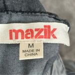 Mazik Distressed Chambray Halter Top Size Medium Gray Photo 10