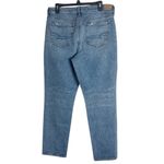 American Eagle Outfitters Tomgirl Light Blue Distressed Rigid Denim Jeans sz 10 Photo 1