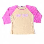 Moda International Pop Tart Baby Tee Yellow Size M Photo 1