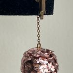 Vintage 70's Disco Ball Sequin Dangle Screw Photo 2