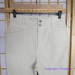 Ann Taylor NEW The Straight Cotton Twill Pants Jeans Oat Ivory, 10P Photo 2