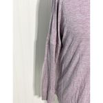 Rachel Zoe Women's Cowl Neck Long Sleeve Sweater Heathered Purple Size Medium Photo 4