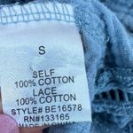 Altar'd State Altar’d state powder baby blue gauze linen babydoll top Photo 4