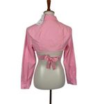 Shasa ‎ Crop Top Small Pink NWT Long Sleeve Y2K Barbiecore Cute Photo 3