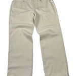 Lands' End  Mid Rise Straight Leg Jeans Womens Plus Size 20W Winter White Stretch Photo 0