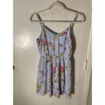 Speechless  Blue Floral Mini Dress XS Coquette Girl Classic Preppy Costal Cowgirl Photo 5