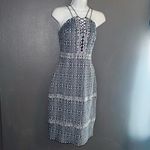 Gianni Bini  New w Tags Tatiana Navy Blue Formal Pencil Dress Womens Medium Photo 3