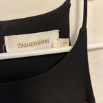 Zimmermann Black Sleeveless Draped Tulip Dress Size 3 Photo 3