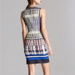 Clover Canyon  Donegal Print Dress Sleeveless Sheath Neoprene Jersey Photo 1