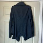 Helmut Lang Wool Cardigan Sonar Belted Blue Coat Jacket Womens Size Small Photo 5