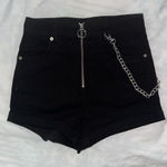 Forever 21 Black Denim Shorts Photo 0