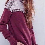 Free People  snow bunny sweater women’s size‎ S Photo 0