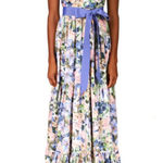 Badgley Mischka New! Badgley Mischka Sleeveless Floral Butterfly Belted Gown Sz 6 $860 Photo 0