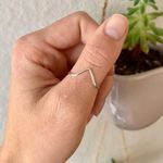 Sterling Silver Triangle Thumb Ring Photo 0